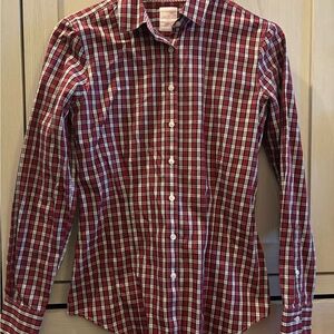 Women’s Brooks Brothers Red Plaid Shirt